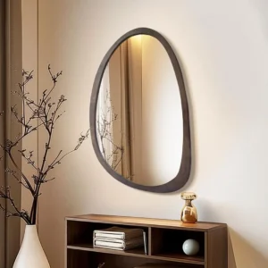 Vintage Walnut Wall Mirror