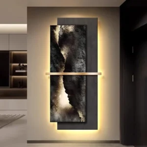 Modern Crystal LED Wall Art