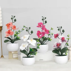 Artificial Butterfly Orchid Bonsai