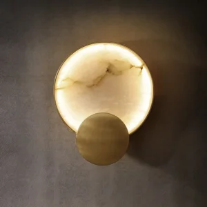 Round Marble LED Wall Lamp