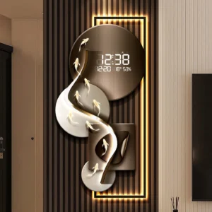 Luxury LED Wall Art Clock