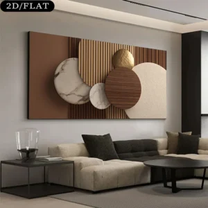 Modern Abstract Frameless Canvas Wall Art